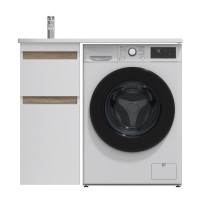 Тумба с раковиной AM.PM X-Joy 40 L под узкую стиральную машину