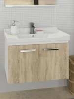 Мебель для ванной комнаты Comforty Рига 70 подвесная, дуб сонома