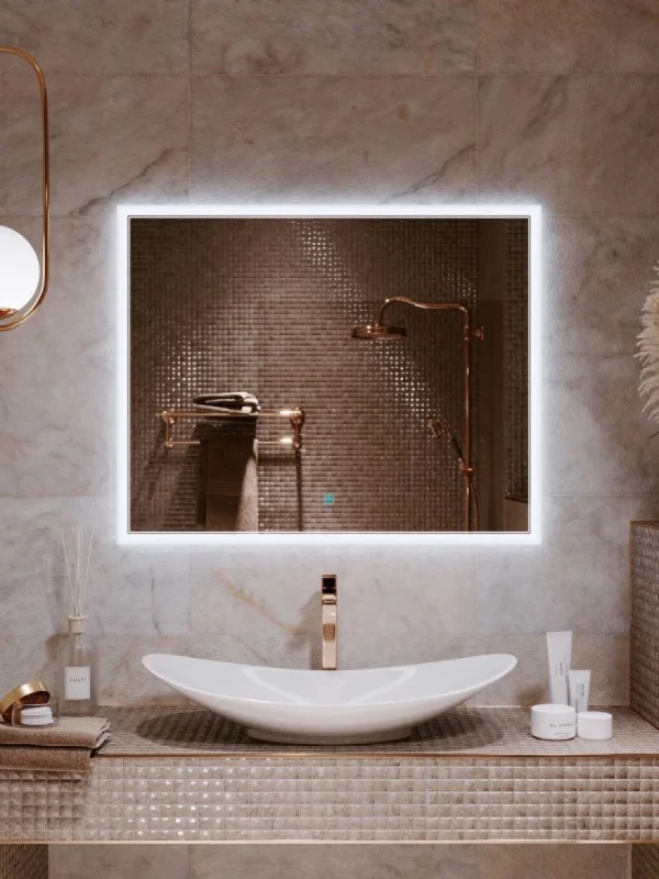 Зеркало Alavann Emma 100x80 с подсветкой