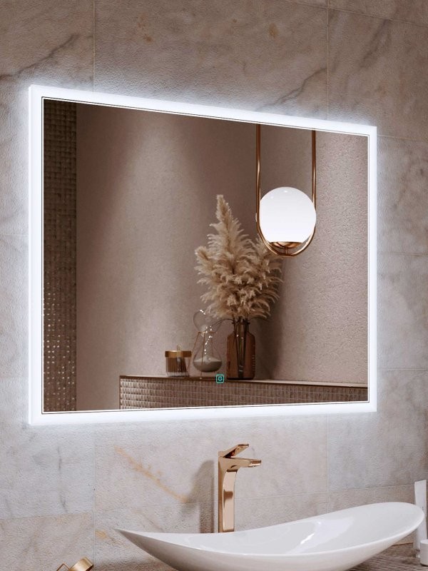Зеркало Alavann Emma 100x80 с подсветкой