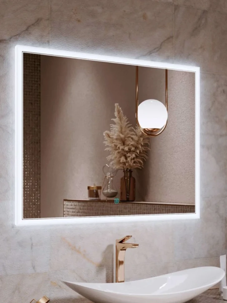 Зеркало Alavann Emma 100x80 с подсветкой