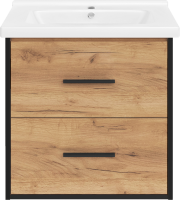 Тумба с раковиной ASB-Mebel Монца 60 дуб золотой Тумба с раковиной ASB-Mebel Монца 60 дуб золотой