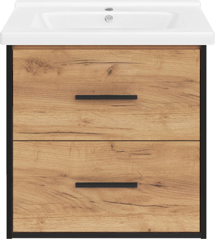 Тумба с раковиной ASB-Mebel Монца 60 дуб золотой