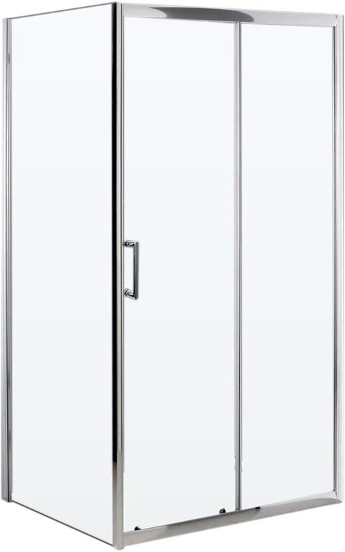 Душевой уголок BelBagno Uno 195 AH 1 100/80 C Cr профиль хром, стекло прозрачное