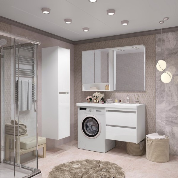 Мебель для ванной комнаты Opadiris Фреш 56 под стиральную машину R, вар.2