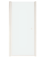 Душевая дверь в нишу Parly DE90F 90x185, профиль белый, стекло матовое