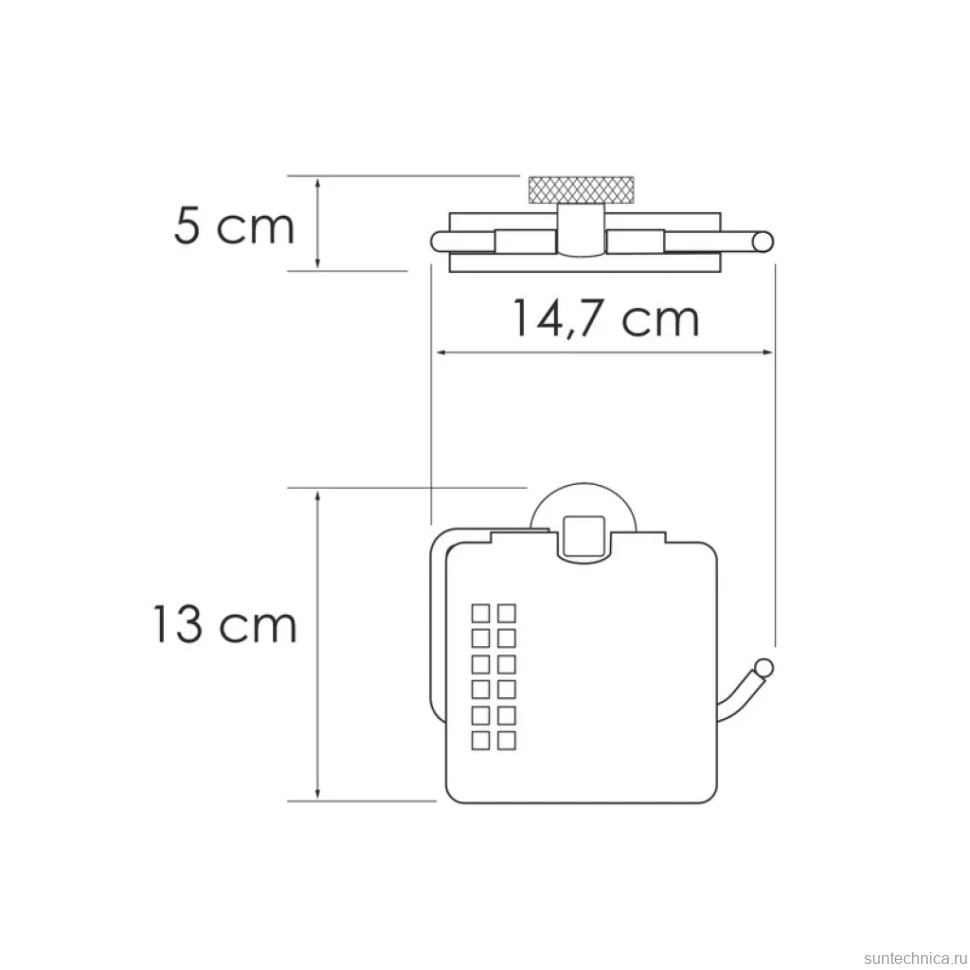 Держатель для туалетной бумаги Wasserkraft Mosel 46625 хром