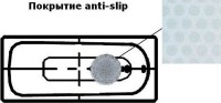 Стальная ванна Kaldewei Advantage Saniform Plus 375-1 180x80 см, пристенная, на ножках, с антискользящим покрытием
