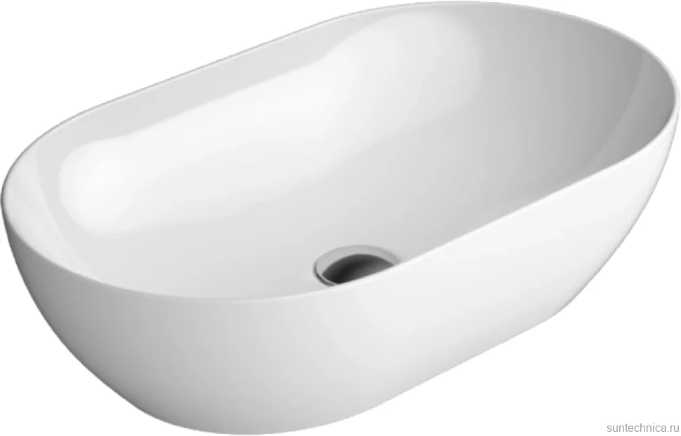Накладная раковина GSI Pura 60x37, овальная