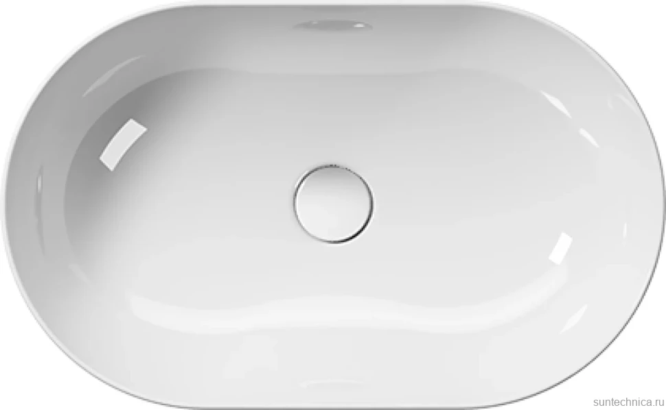 Накладная раковина GSI Pura 60x37, овальная