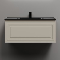 Тумба с раковиной Sancos Very 90 beige soft, раковина CN7002MB