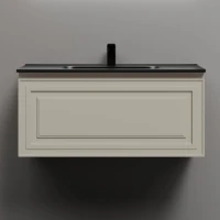 Тумба с раковиной Sancos Very 90 beige soft, раковина CN7002MB
