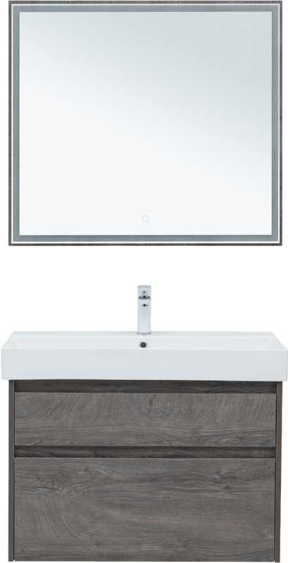 Мебель для ванной комнаты Aquanet Nova Lite 85 дуб рошелье, 2 ящика