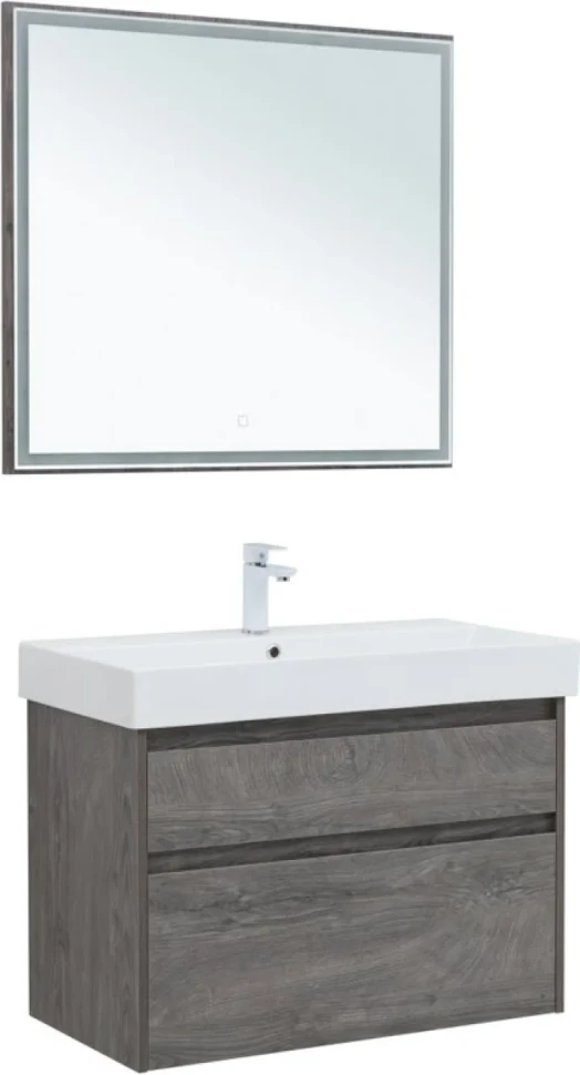 Мебель для ванной комнаты Aquanet Nova Lite 85 дуб рошелье, 2 ящика