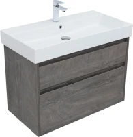 Мебель для ванной комнаты Aquanet Nova Lite 85 дуб рошелье, 2 ящика