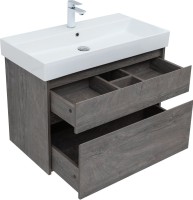 Мебель для ванной комнаты Aquanet Nova Lite 85 дуб рошелье, 2 ящика