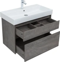 Мебель для ванной комнаты Aquanet Nova Lite 85 дуб рошелье, 2 ящика