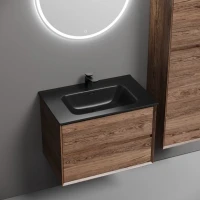 Мебель для ванной комнаты Sancos Marmi 2.0 70 дуб чарльстон, раковина CN7007MB
