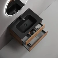 Мебель для ванной комнаты Sancos Marmi 2.0 70 дуб чарльстон, раковина CN7007MB