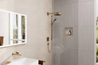 Кронштейн для верхнего душа Hansgrohe Square 27694140 38,9 см, матовая бронза Кронштейн для верхнего душа Hansgrohe Square 27694140 38,9 см, матовая бронза