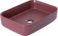 Накладная раковина Allen Brau Fantasy Quad 50x36, бордо