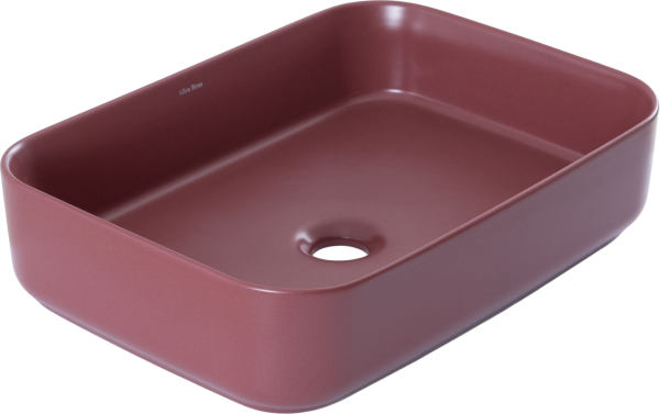 Накладная раковина Allen Brau Fantasy Quad 50x36, бордо
