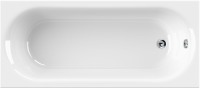 Акриловая ванна Cezares Piave 170x75 см, пристенная, белая, на ножках