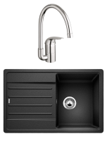 Комплект Мойка Blanco Legra 45 S антрацит + Смеситель Grohe Euroeco
