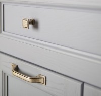 Мебель для ванной комнаты ASB-Woodline Гранда 85 серая Мебель для ванной комнаты ASB-Woodline Гранда 85 серая