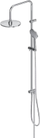 Душевой комплект Смеситель Damixa Apollo 471000001 хром + Стойка Jupiter 977000000 хром