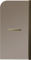 Шторка на ванну Maybahglass MGV-789-2 80x140, профиль бронза, стекло бронза