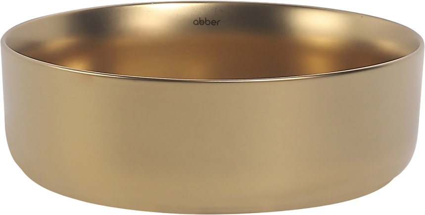 Накладная раковина Abber Bequem AC2108MMG матовое золото