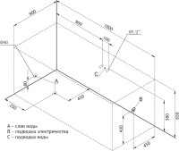 Акриловая ванна Aquanet Grenada 00205493 180x90 см, пристенная, белая, с каркасом