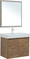 Мебель для ванной комнаты Aquanet Nova Lite 75 дуб рустикальный, с дверками