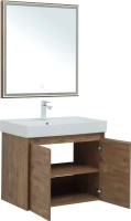 Мебель для ванной комнаты Aquanet Nova Lite 75 дуб рустикальный, с дверками