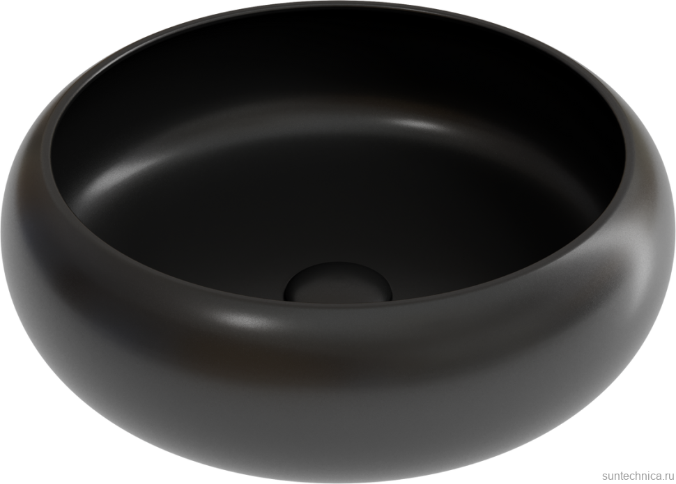 Накладная раковина Ceramicanova Element CN6050MB черная матовая