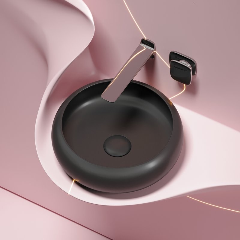 Накладная раковина Ceramicanova Element CN6050MB черная матовая