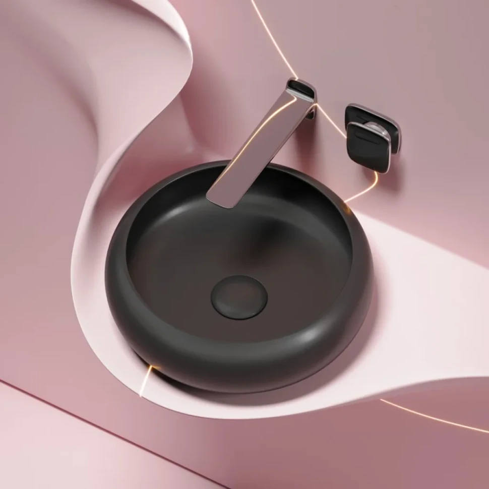 Накладная раковина Ceramicanova Element CN6050MB черная матовая
