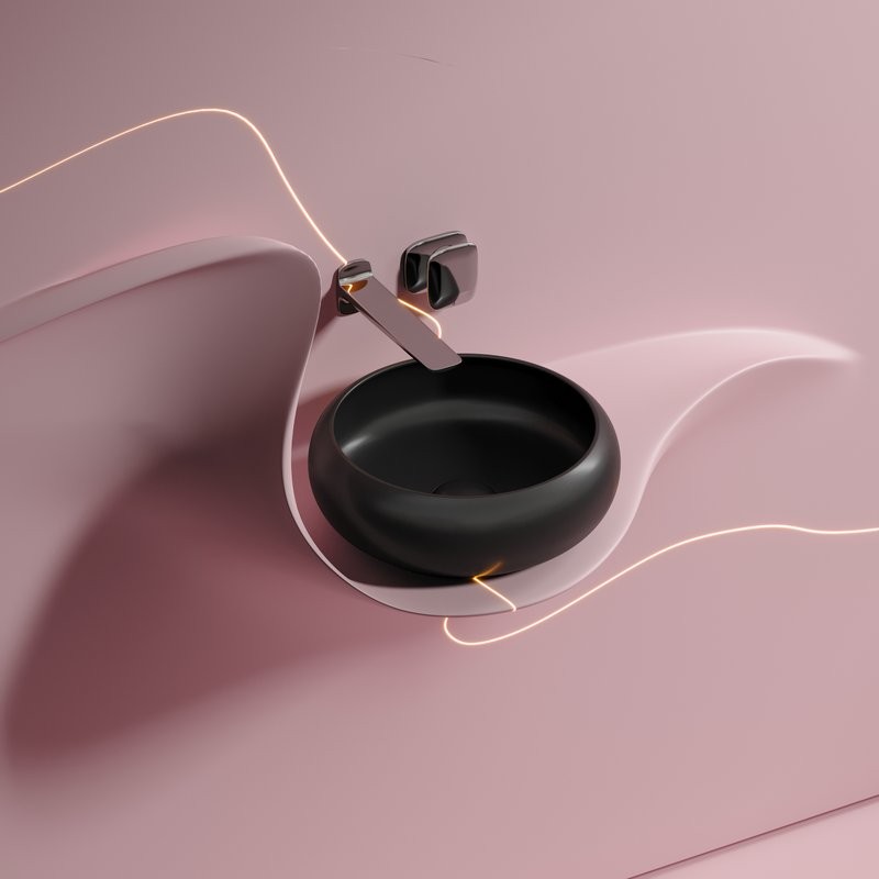 Накладная раковина Ceramicanova Element CN6050MB черная матовая