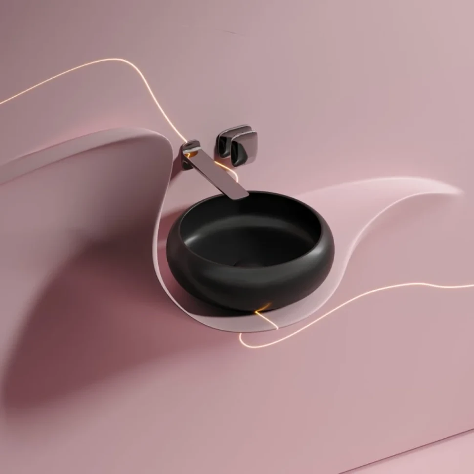 Накладная раковина Ceramicanova Element CN6050MB черная матовая