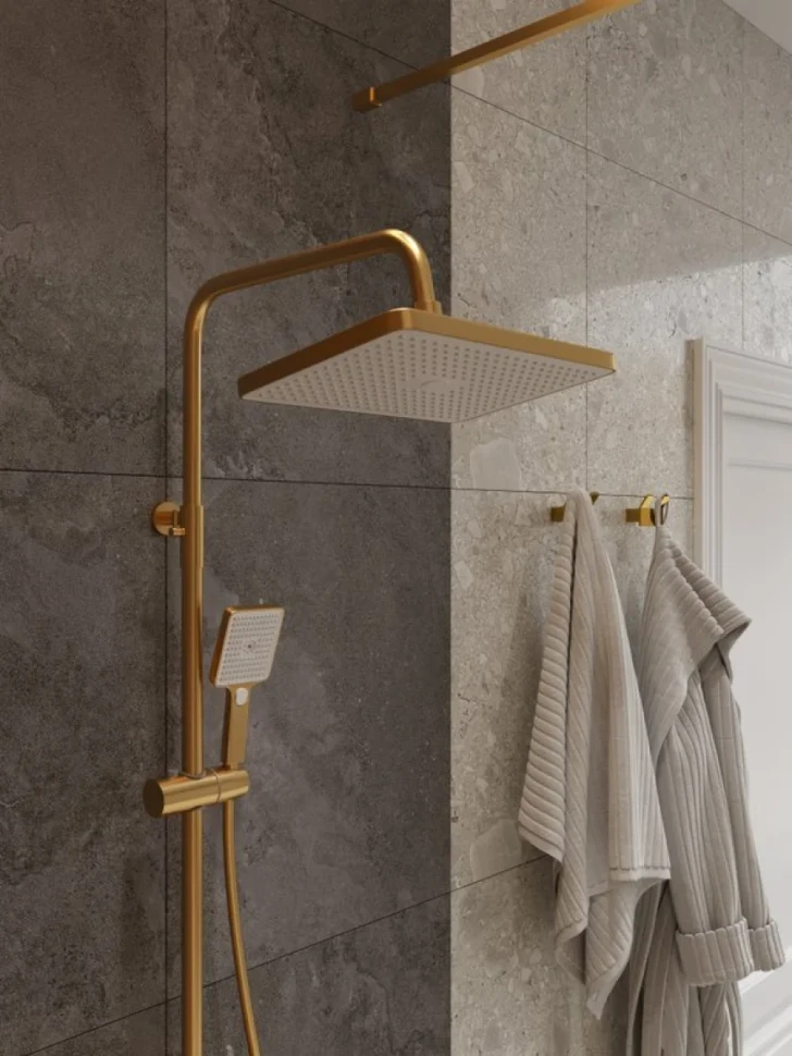 Крючок DEKOR BANYO SS 304 Gold SS304 008 12 золото, на шурупах