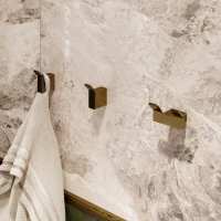 Крючок DEKOR BANYO SS 304 Gold SS304 008 12 золото, на шурупах