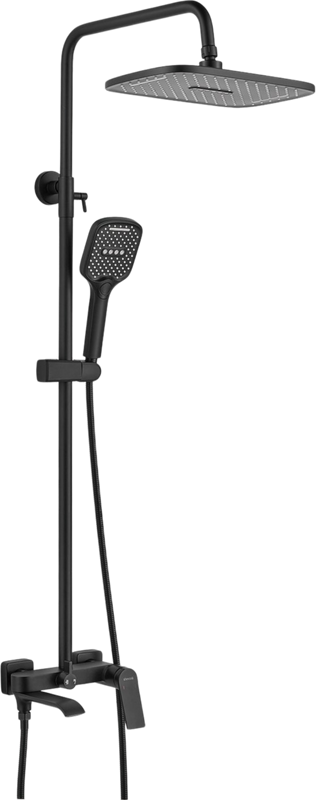 Душевая стойка Shevanik S4136H черная
