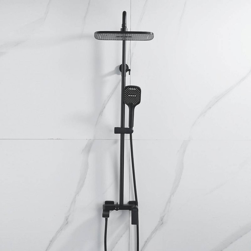 Душевая стойка Shevanik S4136H черная