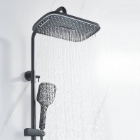 Душевая стойка Shevanik S4136H черная