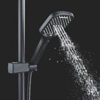 Душевая стойка Shevanik S4136H черная