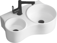 Раковина Ceruttispa Double Napoli 9706 белый