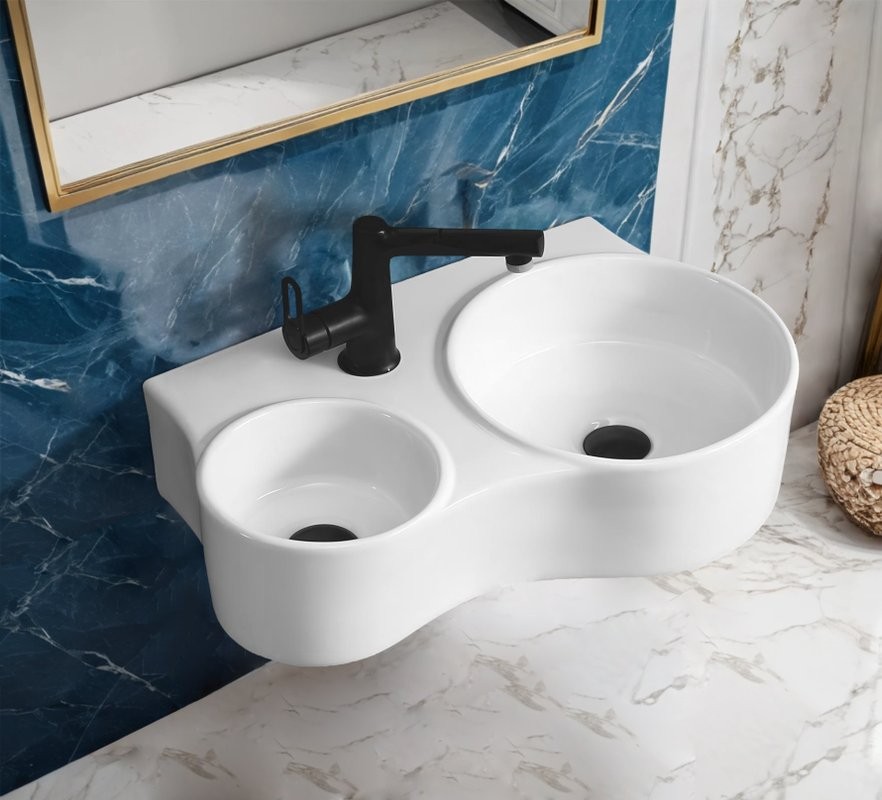 Раковина Ceruttispa Double Napoli 9706 белый