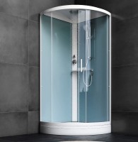 Душевая кабина AM.PM X-Joy W88C-401-090WT с крышей, белый