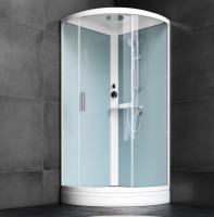Душевая кабина AM.PM X-Joy W88C-401-090WT с крышей, белый